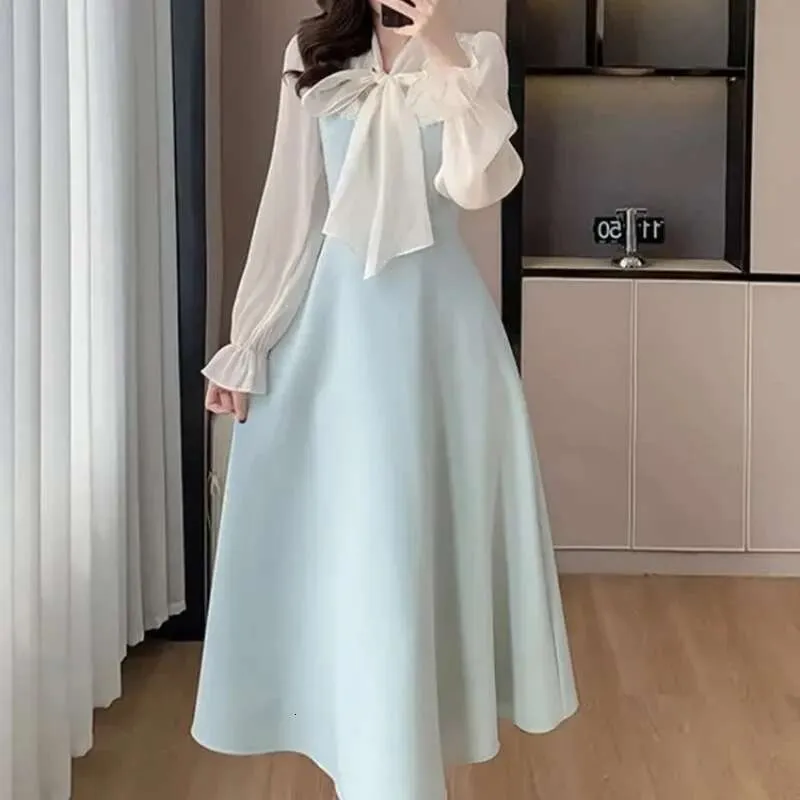 Long Sleeve Midi Dress Womens A Line Summer... From Chaoren_clothes, $14.25  In Bulk | DHgate.Com