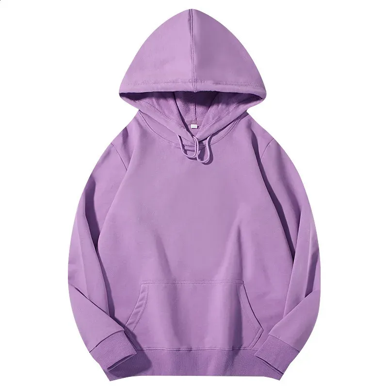 Purple Best Color For Hoodie 100% Cotton Hoodies, Purple