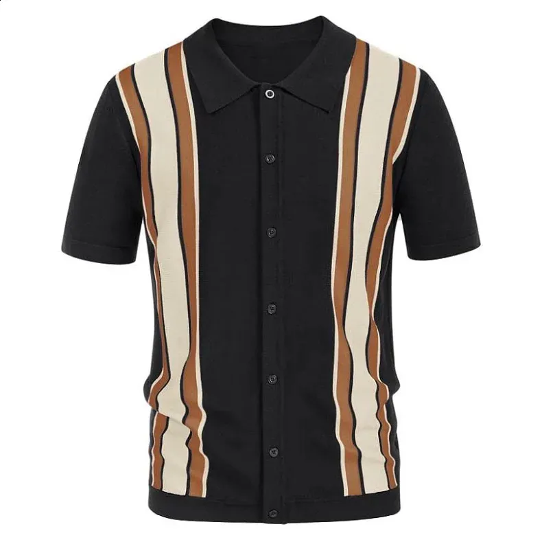 Breathable Men's Knit polo polo shirts with Lapel Breathable Men's Knit polo polo shirts with Lapel
