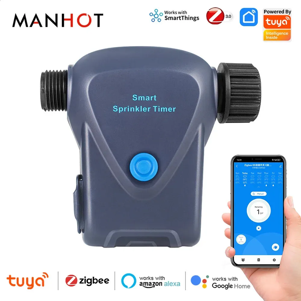Smart Garden Water Timer - Automatic Drip Irrigation System with Rain ...