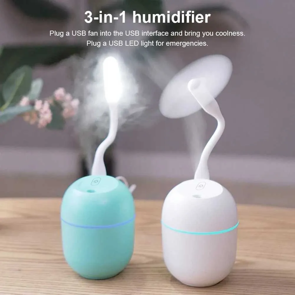 Portable USB Ultrasonic Air Humidifier LED Ambient... From Court_of ...