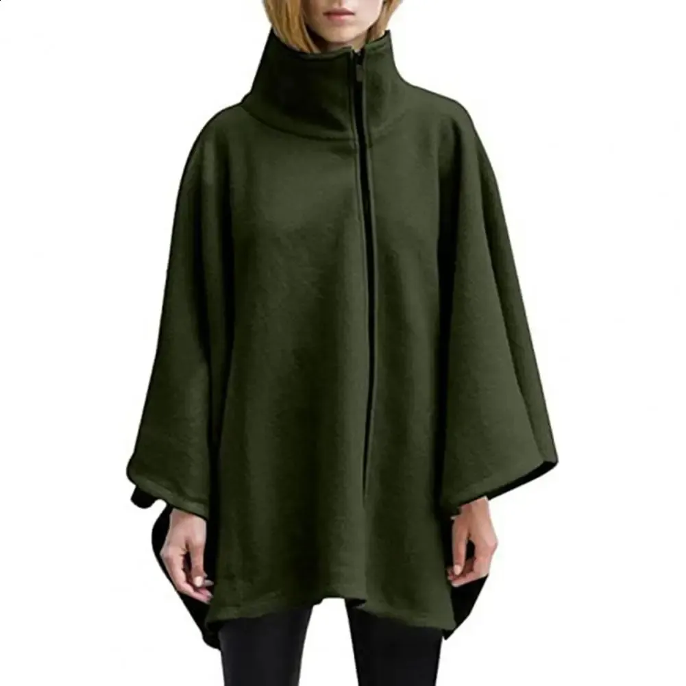 Men's Solid Colours Trench Coat Casual Cape Cloak Irregular