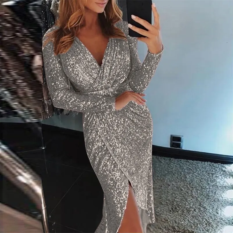 open lace back dress Party with Passion Sequin Off Shoulder Ruched Slit Maxi Dress – roschic main image 0