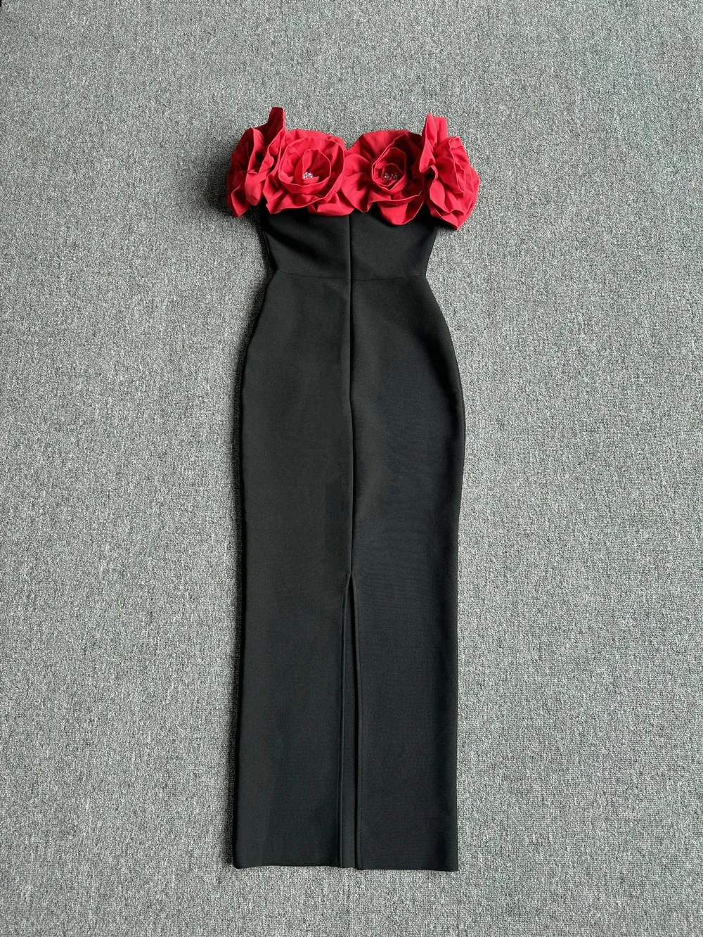 black bodycon dress with red roses Butter Luxe Long Sleeve Turtleneck Mini Dress main image 0
