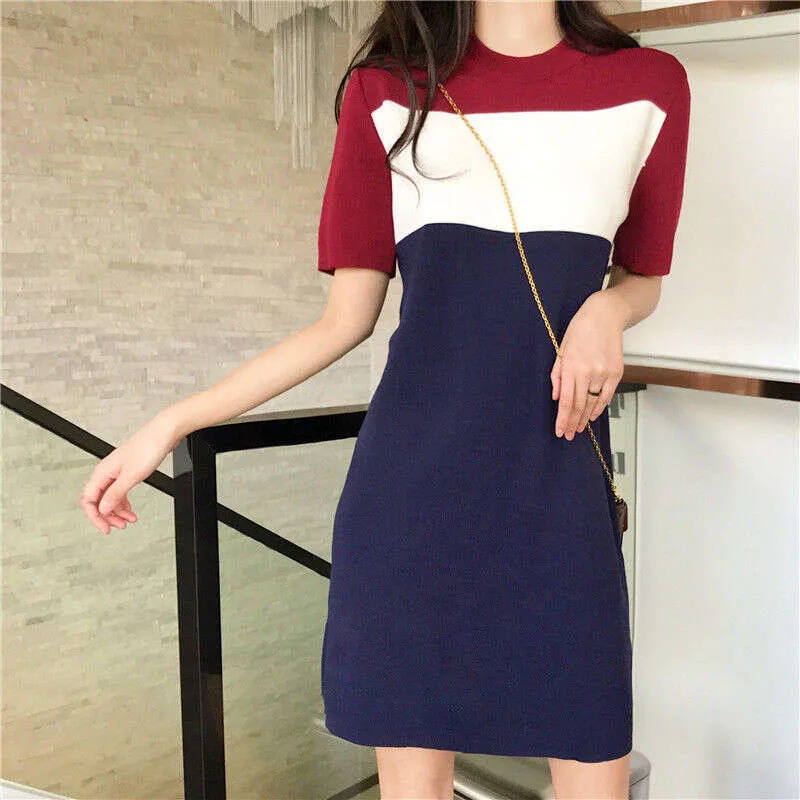 knee length dresses for ladies Heatherly Halter Satin Mini Dress main image 1