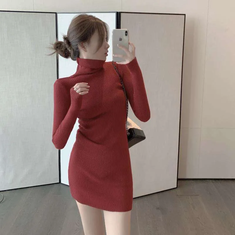 open lace back dress Red Mock Neck Cap Sleeve Mini Dress - Casual Dresses