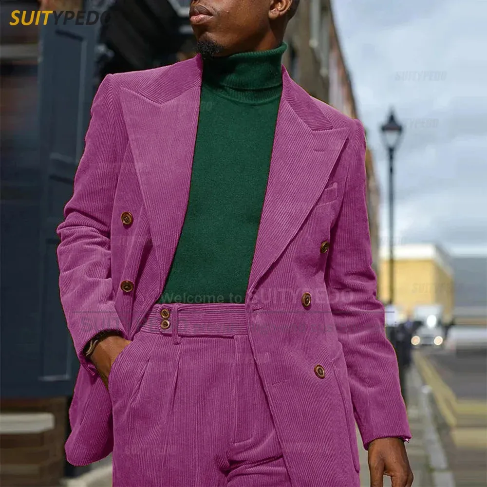 スーツ MIX WALE CORDUROY DOUBLE-BREASTED BLAZER スーツ MIX WALE CORDUROY DOUBLE-BREASTED BLAZER Corduroy