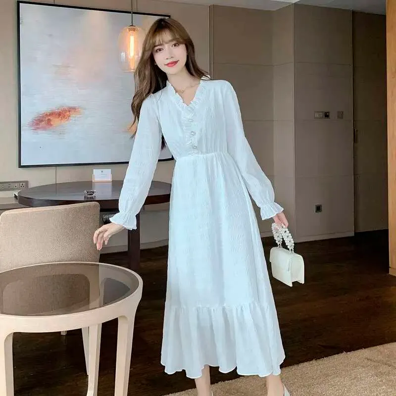 Holiday Womens Cotton Midi Dress Long Sleeve Summer Beach Dress, Loose Fit,  Trendy XL From Chaoren_clothes, $12.36 In Bulk | DHgate.Com