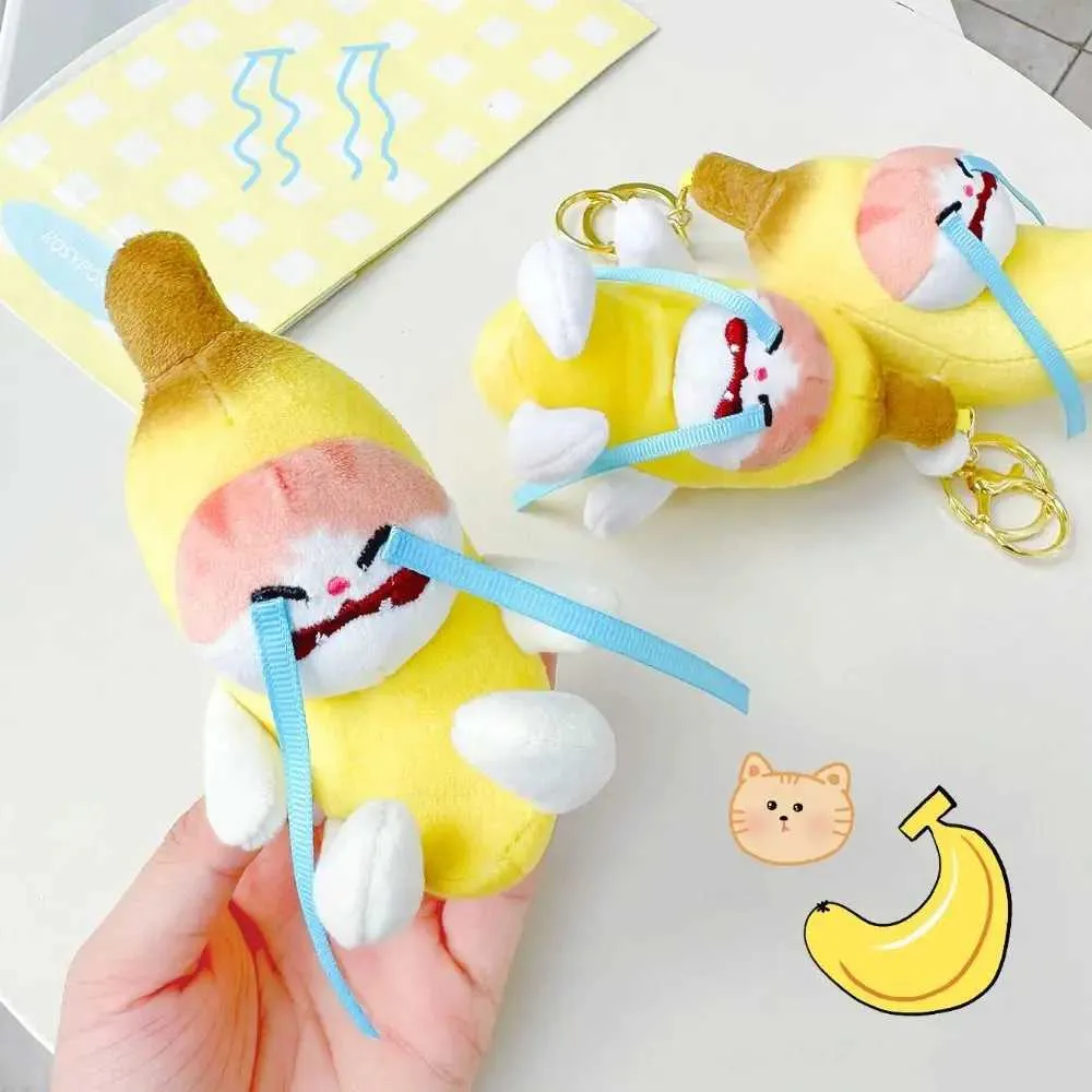 Bananya Inch Plush Keychain (Bananya Banana Cat Original 5