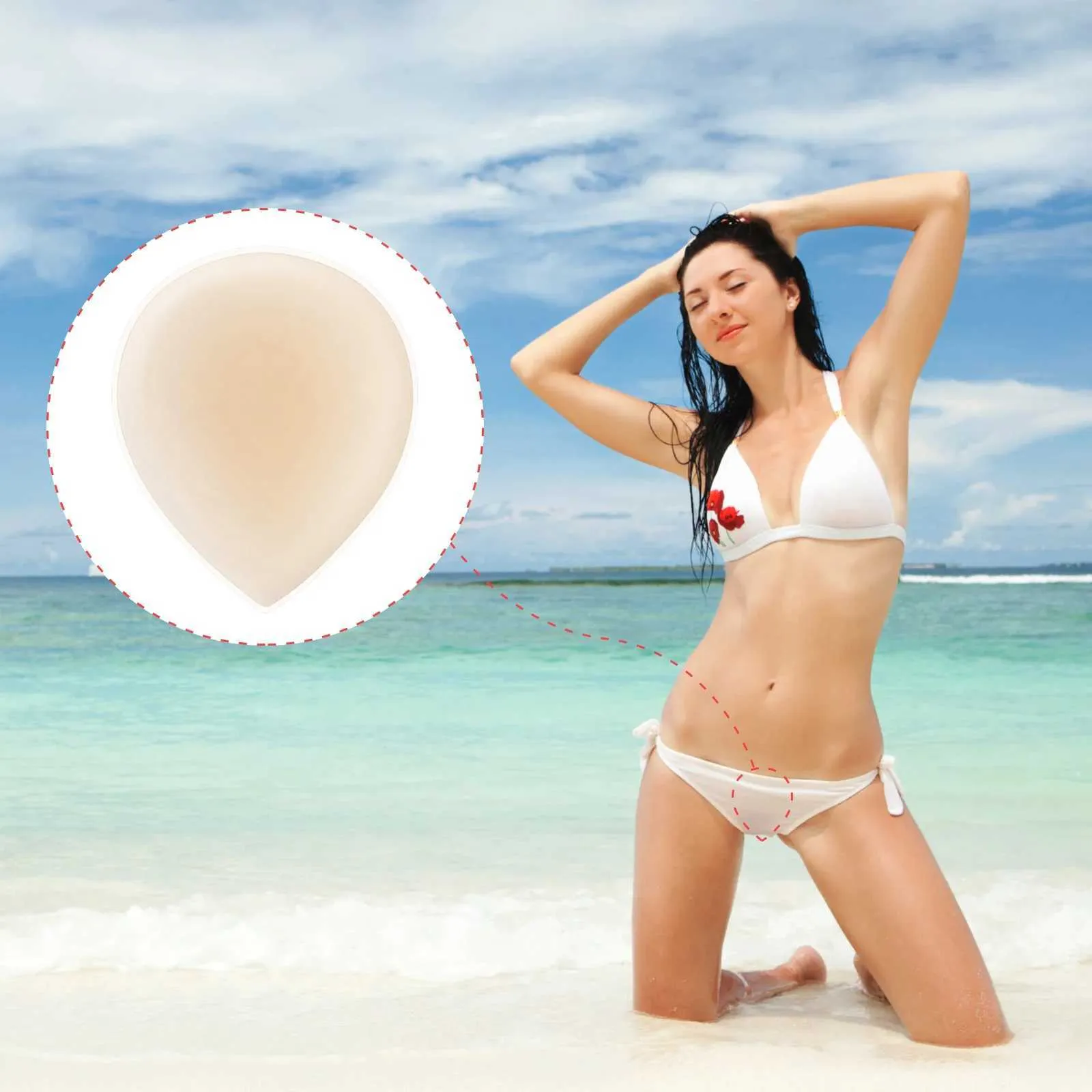 bikini silicone tits beach Private Parts Protector Bikini Mat Silicone Stickers For Breast, Chest,  Swimming, Waterproof From Fashion_world02, $6.96 | DHgate.Com