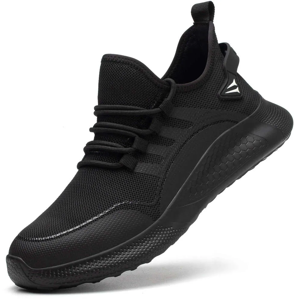 Herren S3 Sicherheitsstiefel Wasserdicht – Winter-Arbeitsstiefel Mit Stahlkappe, Lederoptik & Rutschfester Sohle