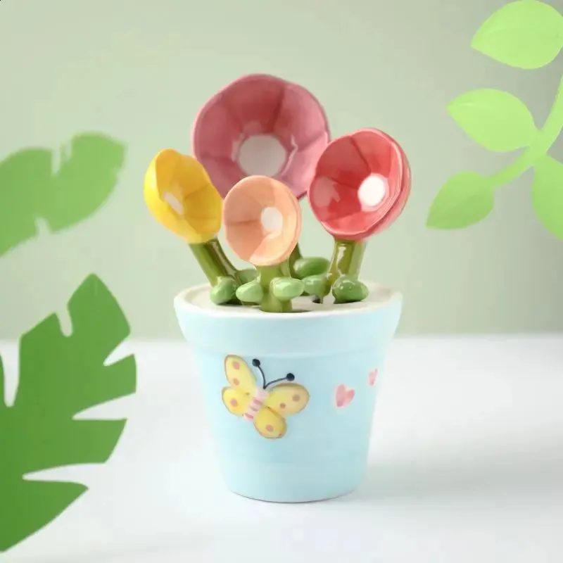 Cute Cactus Measuring Spoon Set - Ceramic Dessert Spoons for Baking &  Kitchen - Shop Now! from Dhgate Spoons - price 53.17