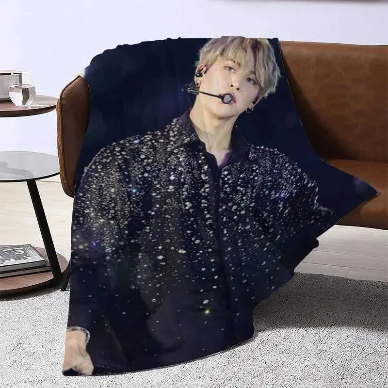 JiMin Kpop Star Blanket - Soft Fleece Throw, Home Decor, Sofa