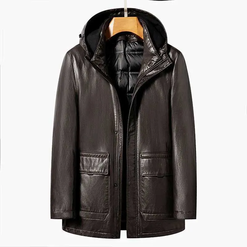 Winter Mens Insulated Hooded Jacket Down Parka YN 2268 Winter Mens Insulated Hooded Jacket Down Parka YN 2268