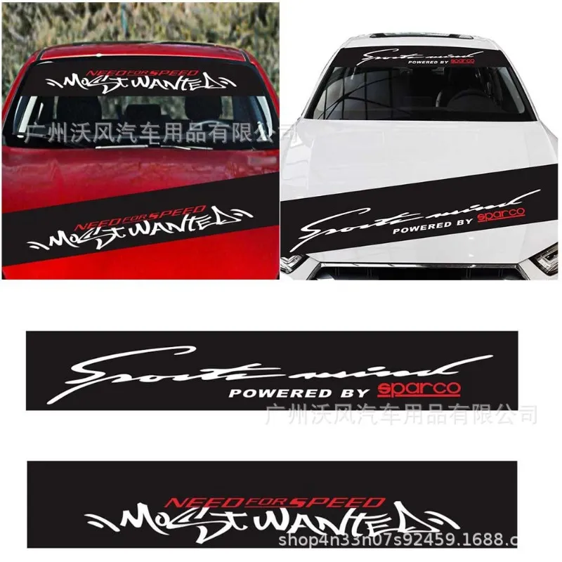 Racing Performance Sport Vinyl Decal Sticker – Car Logo Auto Emblem – 2 Pieces