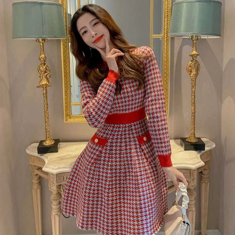 Cotton Blend Knee-Length Plaid Knit Dress with Stand Collar and Petal 1/2 Sleeves for Women from Dhgate Basic & Casual Dresses - price 15.49 Cotton Blend Knee-Length Plaid Knit Dress with Stand Collar and Petal 1/2 Sleeves for Women from Dhgate Basic & Casual Dresses - price 15.49
