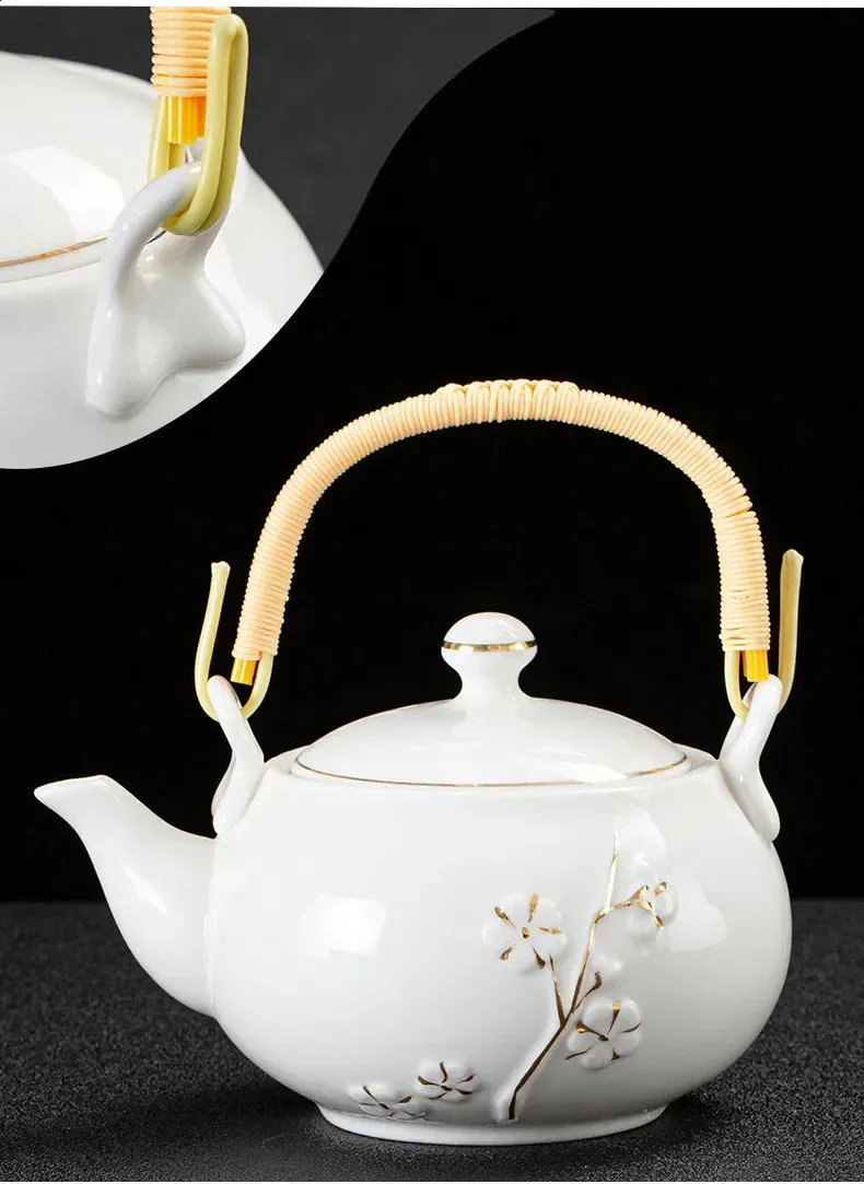 White Porcelain Diana Teapot - 2 Cup Capacity, Microwave & Dishwasher Safe