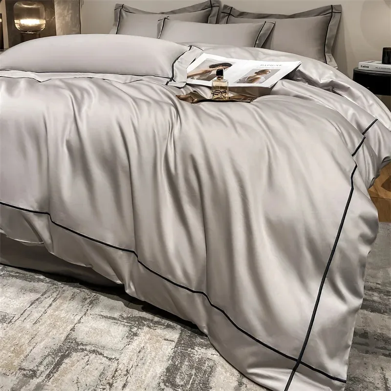 Premium Egyptian Cotton Bedding Sets - Embroidery Detail, Luxury Bed ...