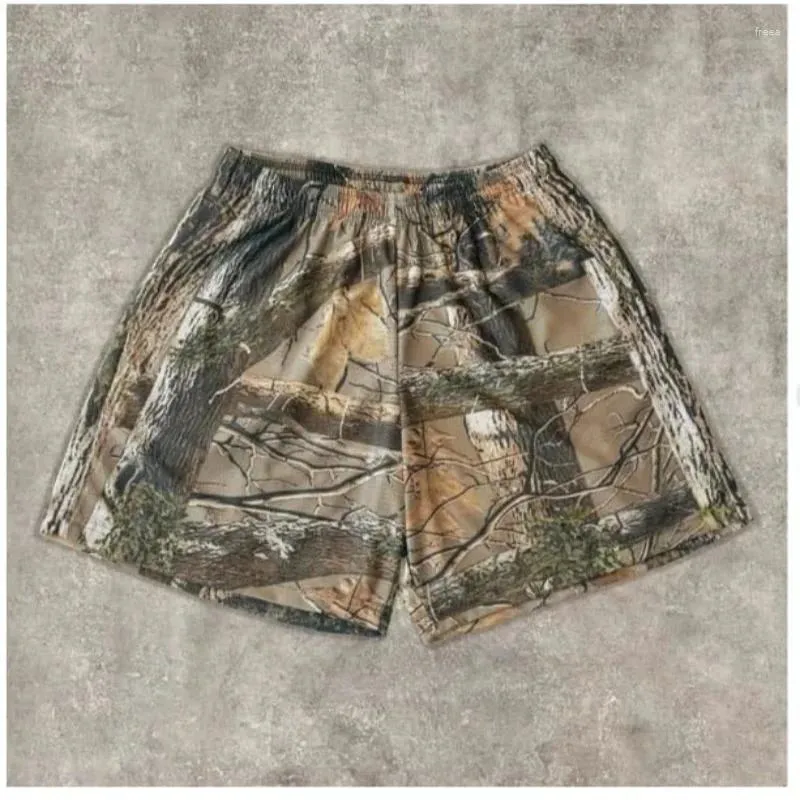 Save Big on Bulk Cotton Gym Shorts For Men Mens Camouflage Cargo Shorts:  Lightweight Cotton Blend Athletic Shorts Elastic Waist, Loose Fit Camo  Cargo