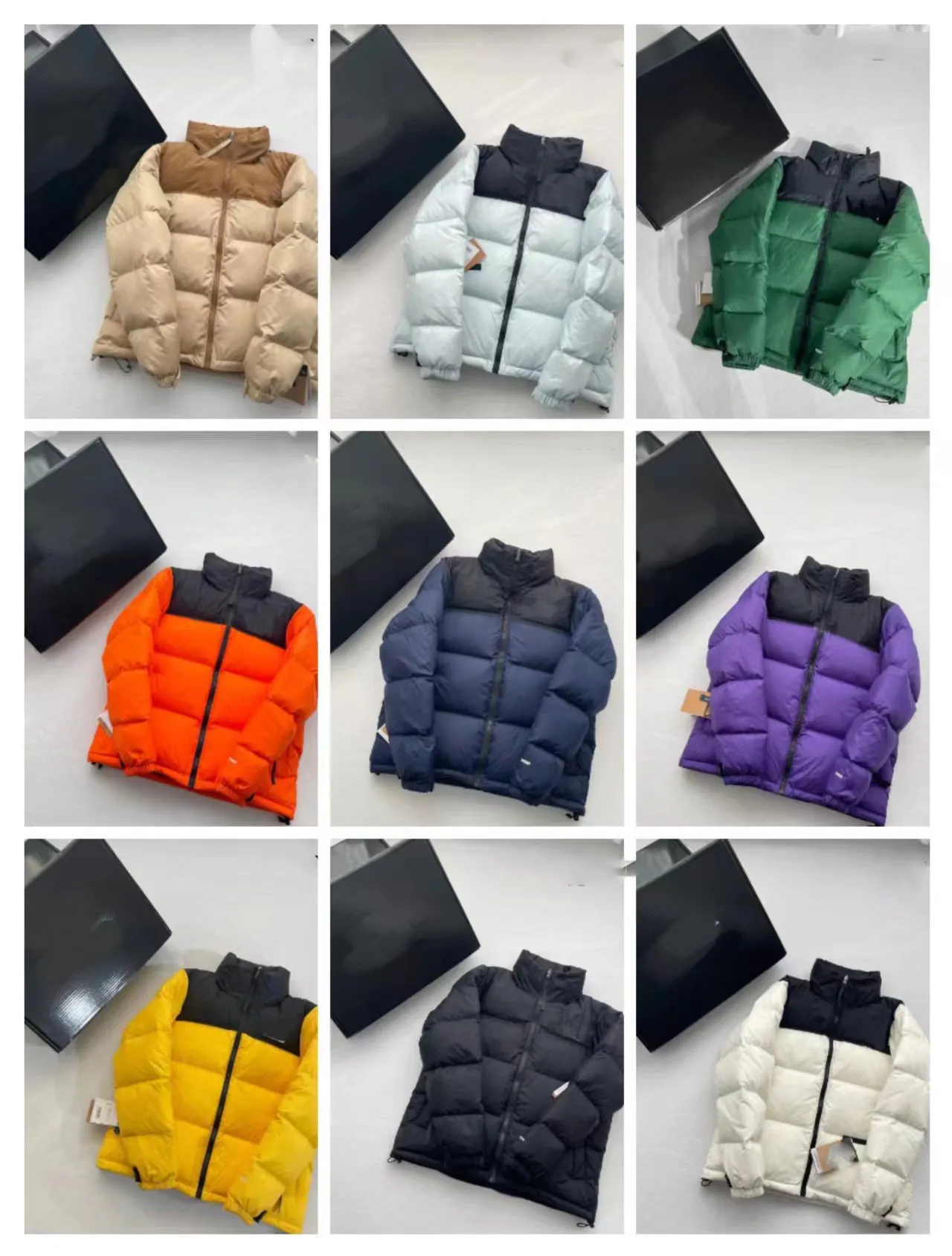 mens down jacket winter puffer jacket designer coats jackets unisex tops  embroidery Stand Collar Loose Thick zipper Fashion winter outerwear