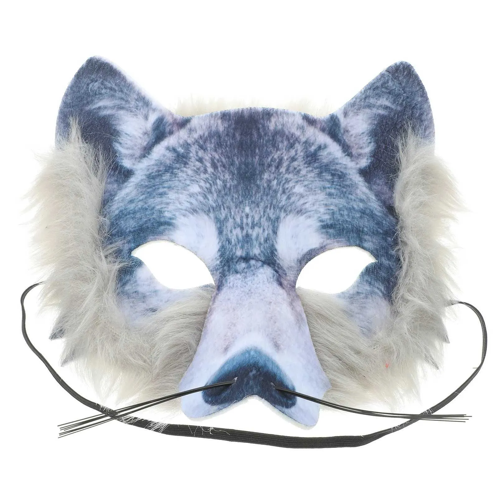 CIYODO 2er-Set Grusel-Wolfsmaske Aus Plastik – Tiermaske Für Halloween, Cosplay & Kostümpartys – Ideal Für Erwachsene & Kinder