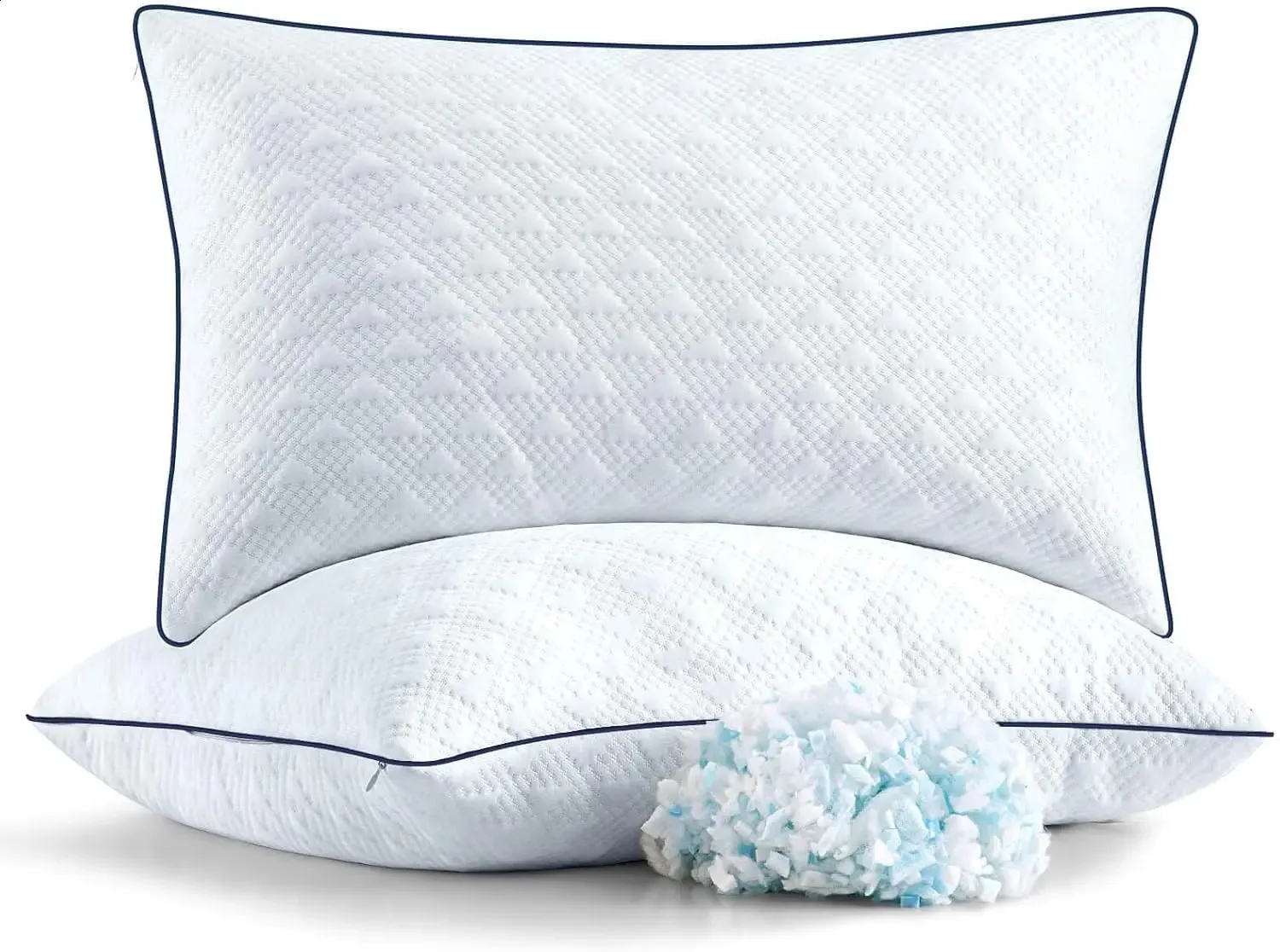 【くるみ堂】 pillows6枚セット King Size Cooling Pillows Set - Adjustable Shredded Memory