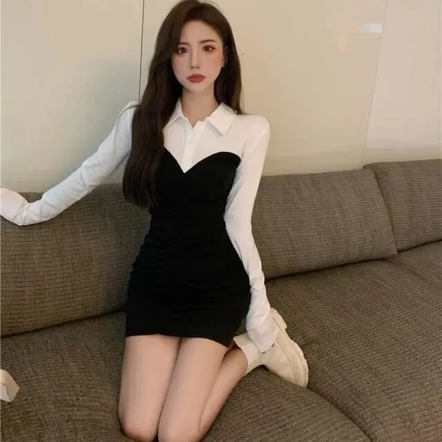 knee length dresses for ladies White Mini Dress Sleeveless Cowl Neck Corset Waist Satin main image 0