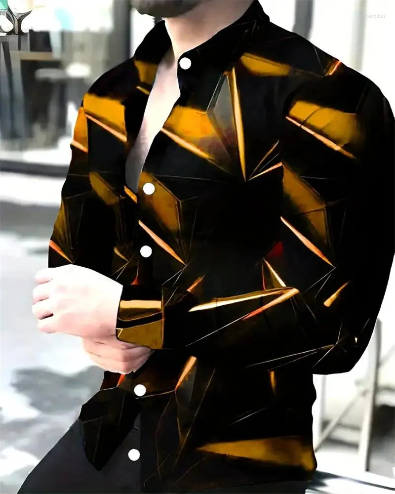 DHgate.com:Mens Geometric Long Sleeve Shirt - Casual DHgate.com:Mens Geometric Long Sleeve Shirt - Casual