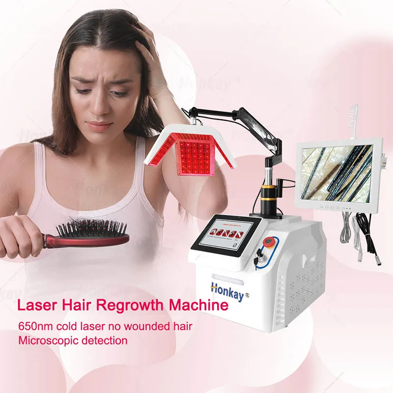 Advanced Laser Therapy Back Machine For Anti Hair Loss, Follicle ...
