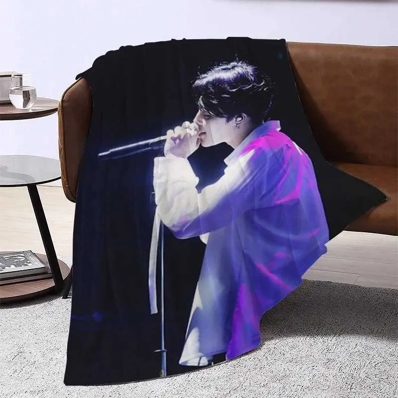 JiMin Kpop Star Blanket - Soft Fleece Throw, Home Decor, Sofa