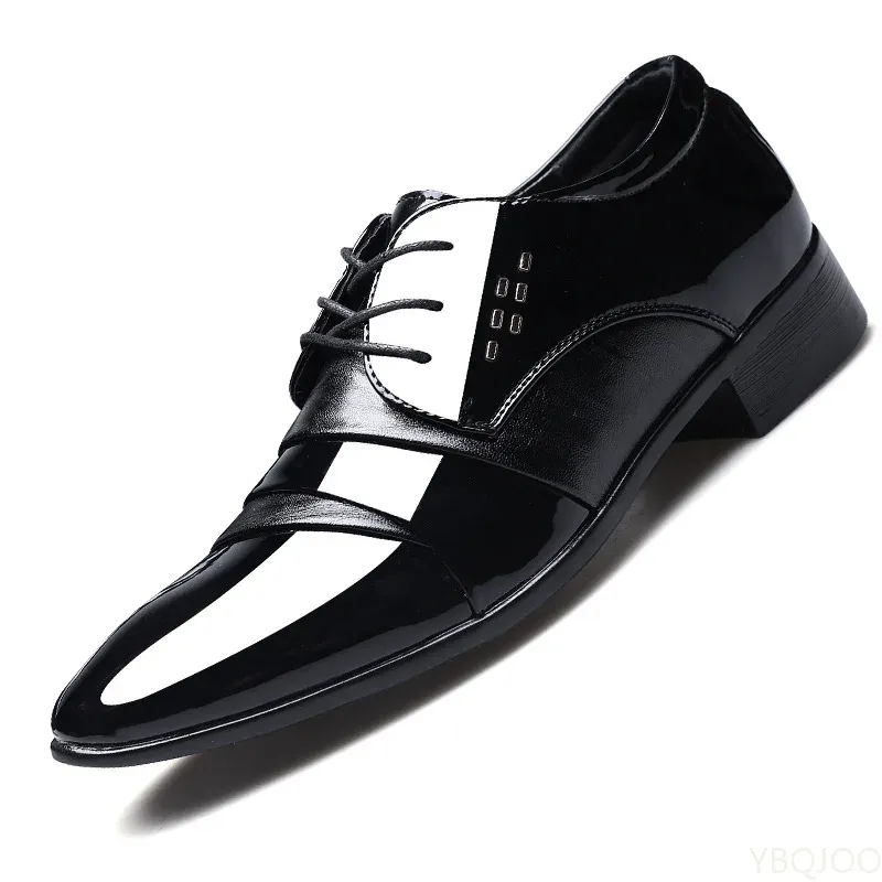 Chaussures Habillées Homme Oxford Cuir PU Respirant – Chaussures Élégantes Confort Affaires Et Mariage