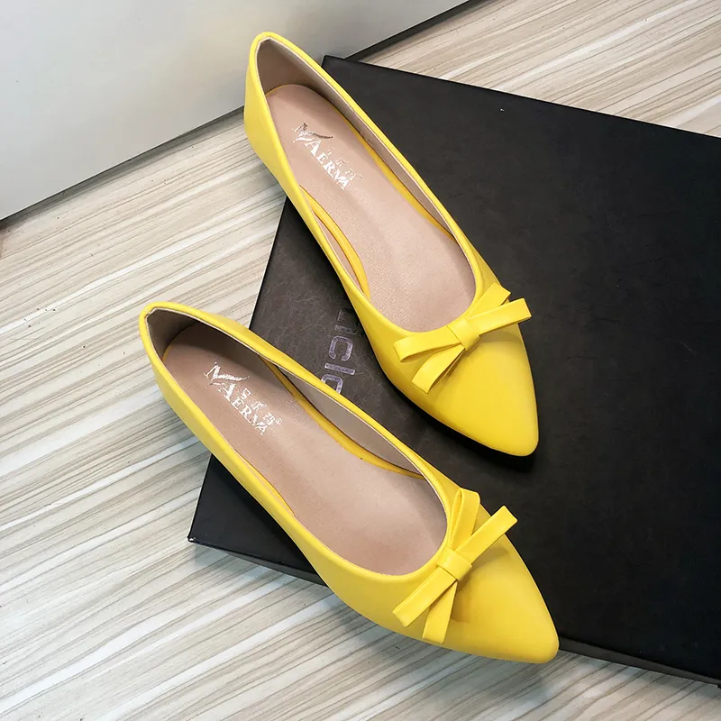 Women Flats Leather Shoes Slip on Daily Casual Shoes for Girls Solid Color Soft Sole High Quality Flat Shoes for Female 33 44