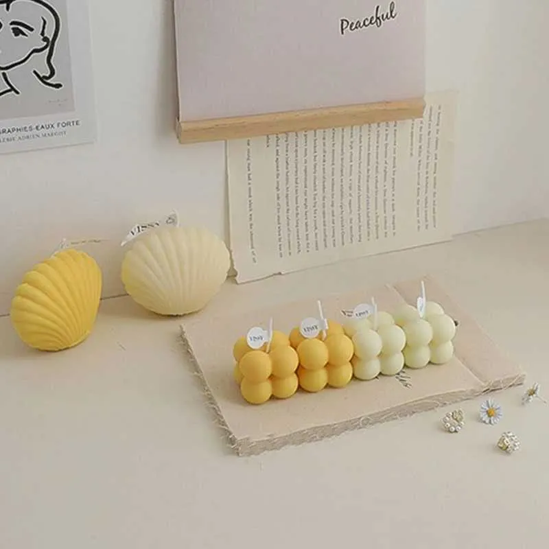 Mini Bubble Shaped Wax Silicone Candle Molds For Home Mini Bubble Shaped Wax Silicone Candle Molds For Home