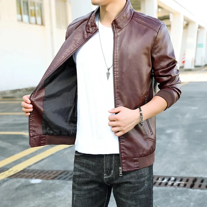 25AW / SHFFP LEATHER STAND COLLAR JACKET