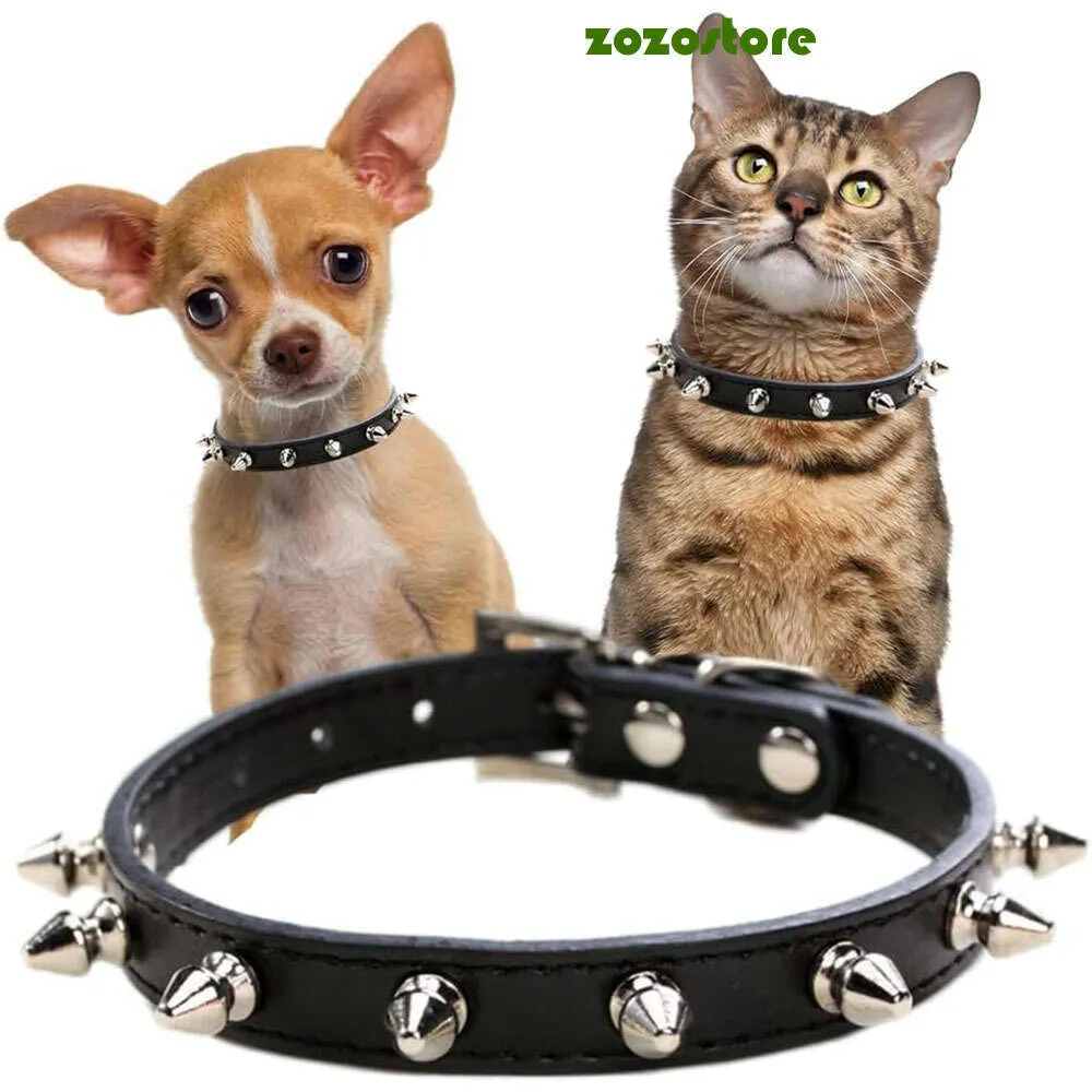 Cat spiked collar clearance