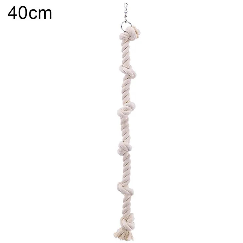 Parrot Cotton Rope Hanging Climbing Knotted Birdcage Toy for Budgie ...