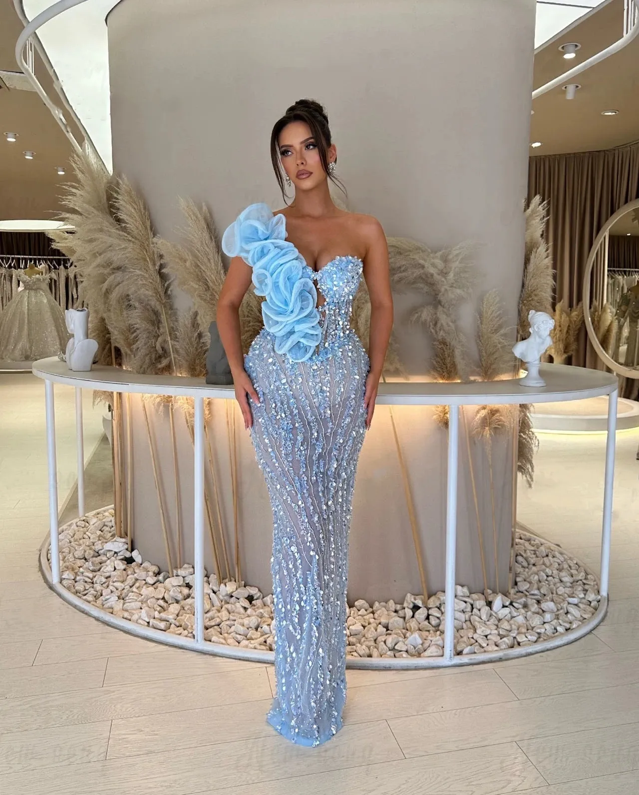 purple silver dress Metallic Keyhole Spaghetti Strap Long Prom Dress with Slit, Purple / 00
