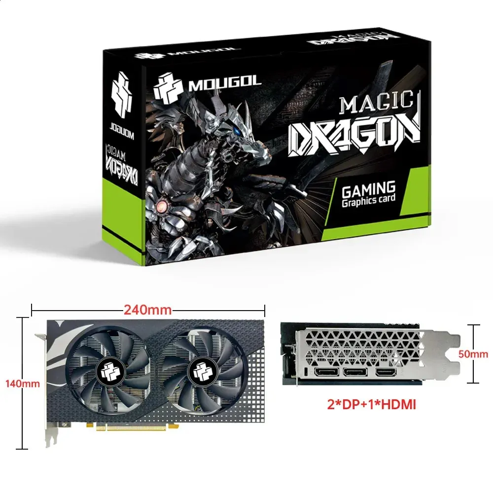Amd Mougol Radeon Rx 580 8gb Gddr5 Pc Gaming Graphics Card MOUGOL