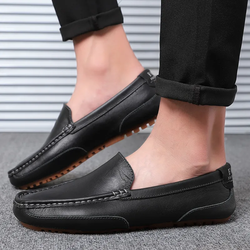 Bulk Mens Suede Driving Loafers, Winter Plush Lined Casual  display picture 2