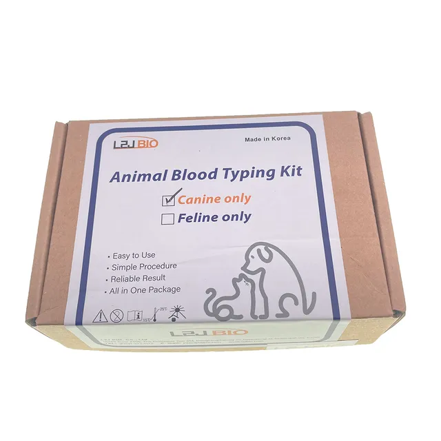 L2J BIO blood typing kit packaging
