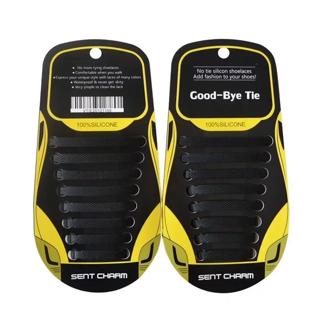 16 Lacci Elastici In Silicone Senza Nodi - Multicolore Per Scarpe Da Ginnastica Adulti - Western Gadget