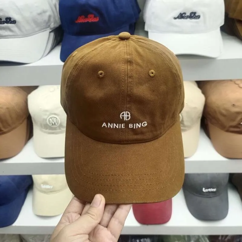 【関税込み】Baseball cap - Anine Bing - Cotton - Black ANINE BING Women's Jeremy Baseball Cap, Black, One Size at