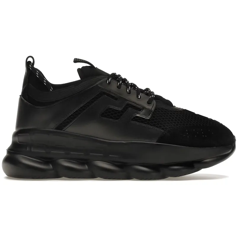 Chain Reaction Designer Shoes For Men Women Platform Sneakers Rubber Suede Mesh Triple Black White Purple Multi Tartan Red Cherry Mens Trainers 2 051 DHgate