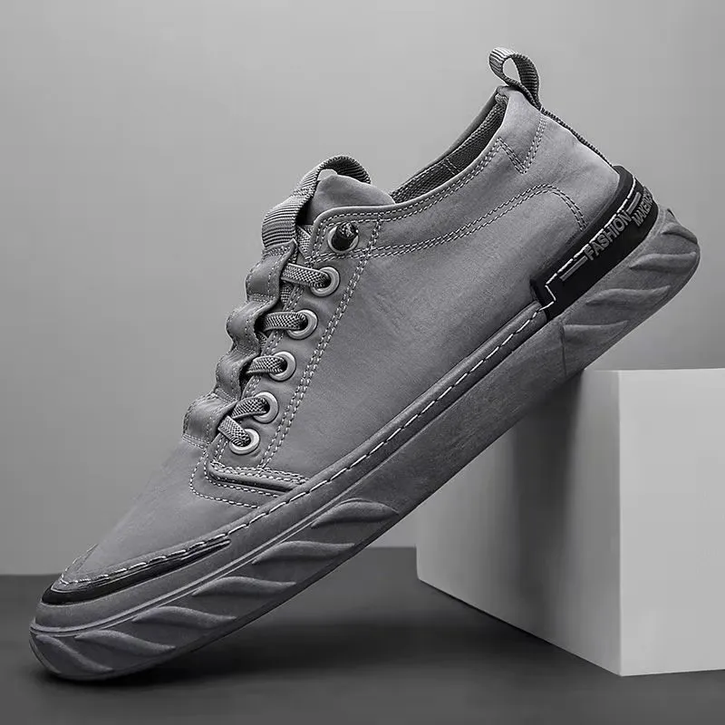 Zapatillas De Lona De Seda De Hielo Para Hombres Mocasines