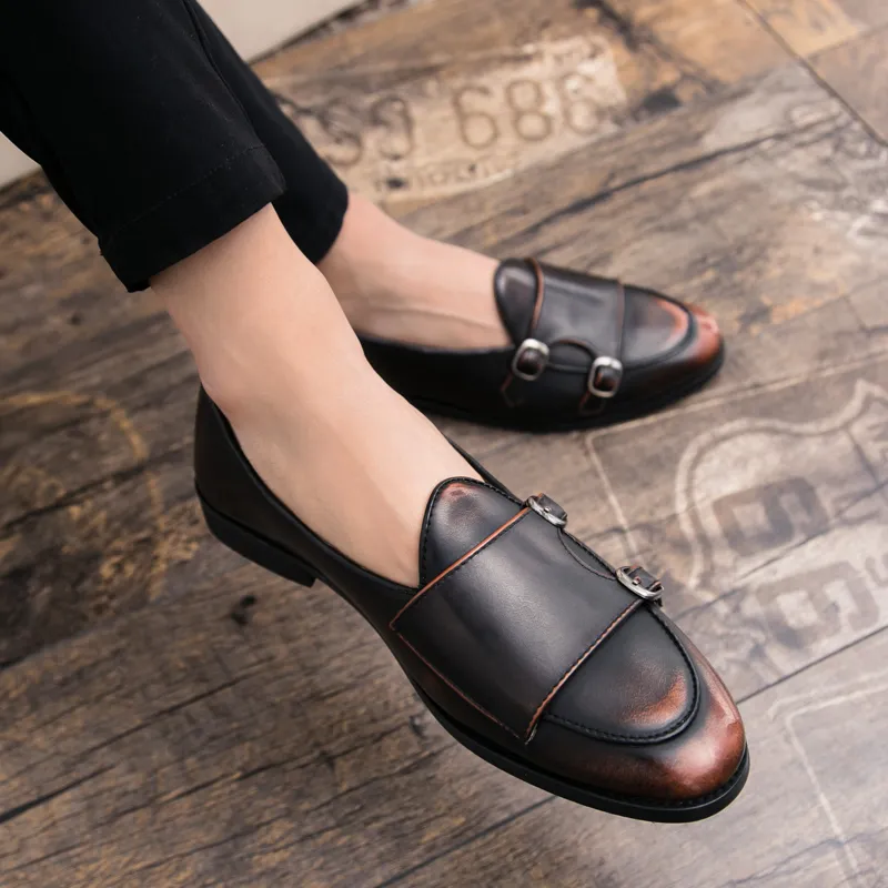 Premium Leather Mens Loafers: Italian Design, Breathable 