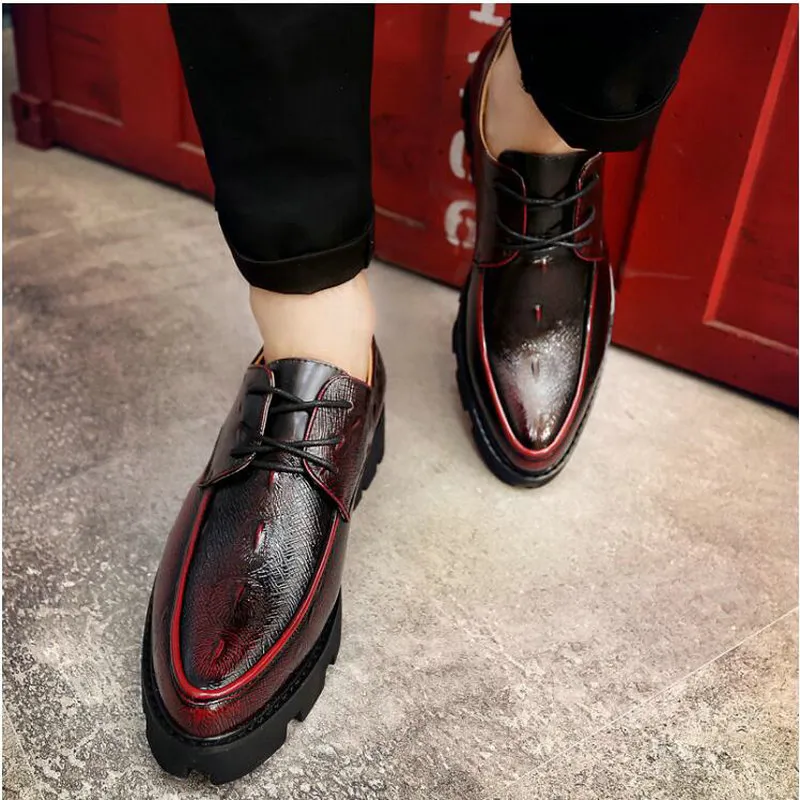 green emerald velvet dress West Louis Men Brogue British Casual Leather Dress Shoes Black / 11