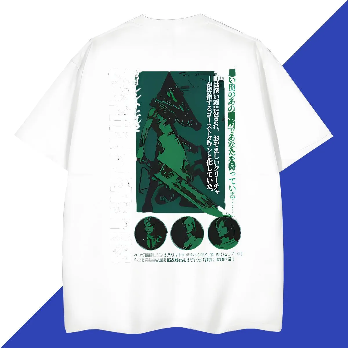 Mens Short Sleeve Horse Anime T-Shirt Soft Cotton, Custom Design