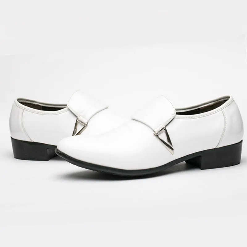 Wholesale Men Dress Leather Shoes Italian PU Slip On  display picture 1
