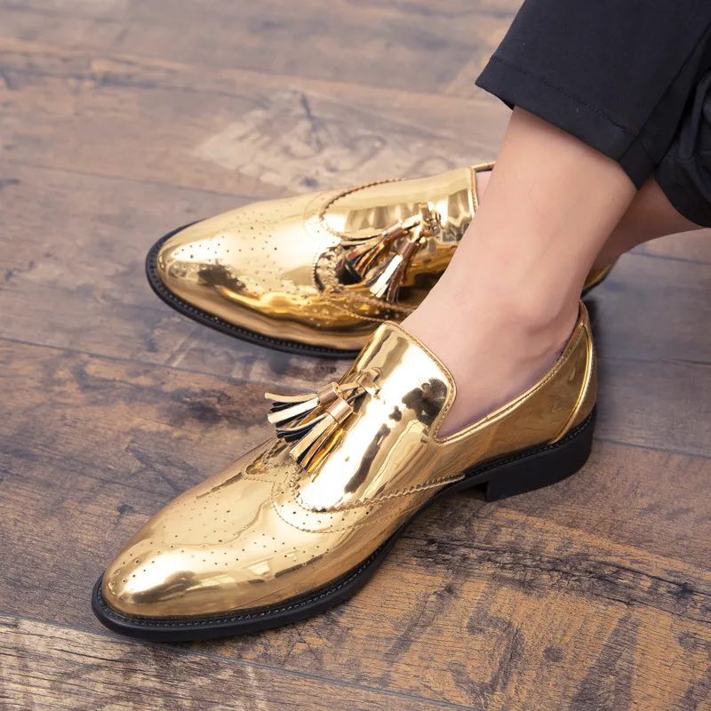 Save Big on Bulk Men Leather Oxford Shoes Brogues Shoes Men: Classic  Leather Oxford Brogue Dress Shoes For Men Comfortable Business Moccasins  With A