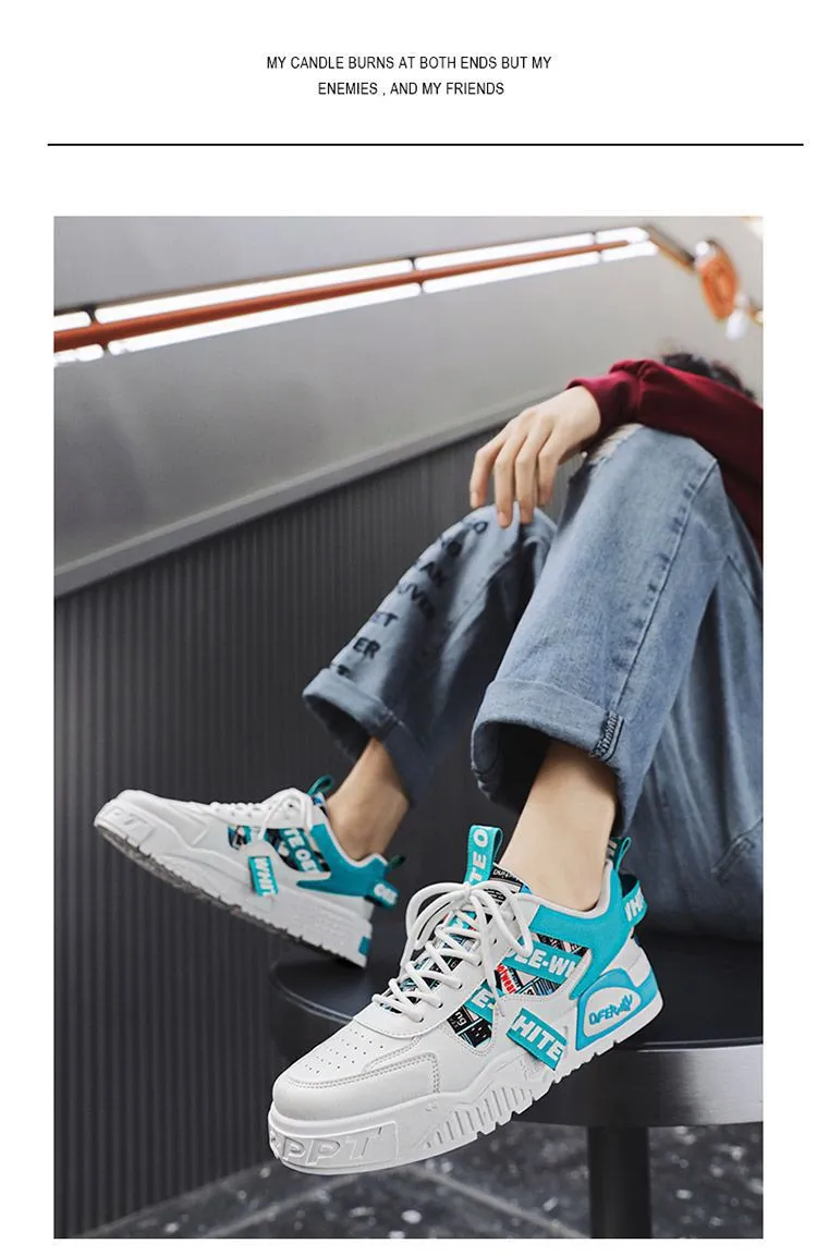 Skateboard Mens Shoes Summer Sneakers Leather Casual Fashion